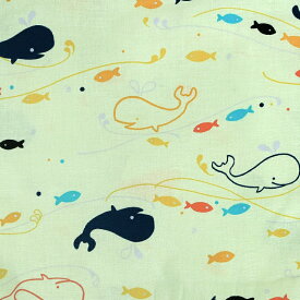 【感謝祭 5のつく日限定 店内最大70％OFF さらに10％OFF】子供 甚平 クジラ 鯨 魚 水族館 海 波 甚平 90 100 110 120 ここち キッズ 夏 男の子 女の子 半袖 AD20-002