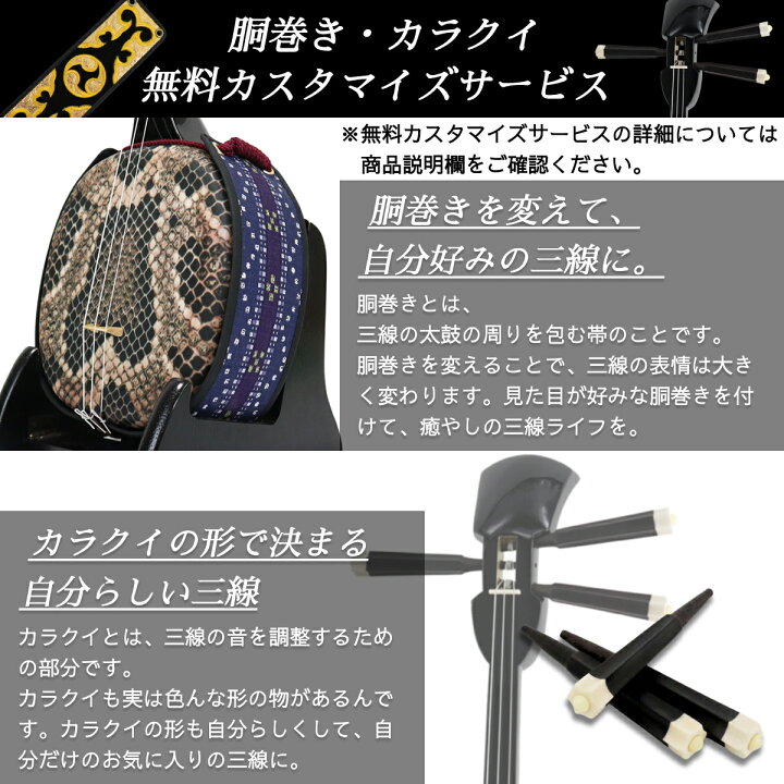 楽天市場】三線 沖縄三線セット 初心者用デザイン三線スタンダード 
