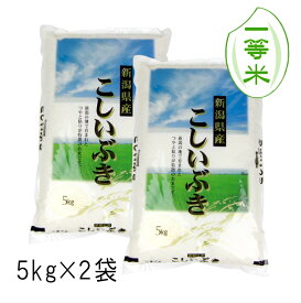 【 一等米 】 お米 10kg 新潟県産 こしいぶき （ 令和5年産 ） 10kg （5kg×2袋）【 送料無料 】