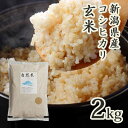 無農薬 玄米 令和7年産 即日発送 無農薬玄米 2kg 米 自然米 新潟...