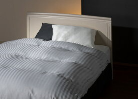 フランスベッド 掛け布団カバー クイーン ウィレットストライプ 220cm×210cm | 正規品 フランスベッド製 ホテルズセレクト 日本製 洗える 速乾
