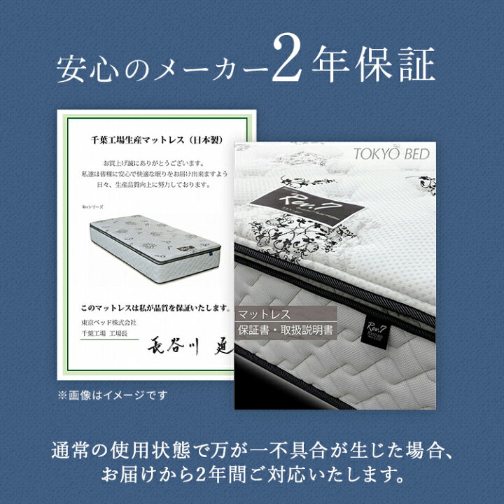 楽天市場】正規品 東京ベッド マットレス ワイドダブル トキオロイヤル 