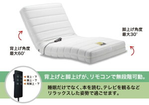 【セール期間限定クーポン発行中】フランスベッドRP-1000DLX電動シングルマットレス97cm×195cm×21cm