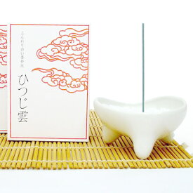 ふんわり白い香炉灰 ひつじ雲 40g 香炉 日本製 お線香 線香 趣味のお香 部屋焚き ギフト アロマ インセンス インセンスホルダー インセンススタンド 香炉灰 国産