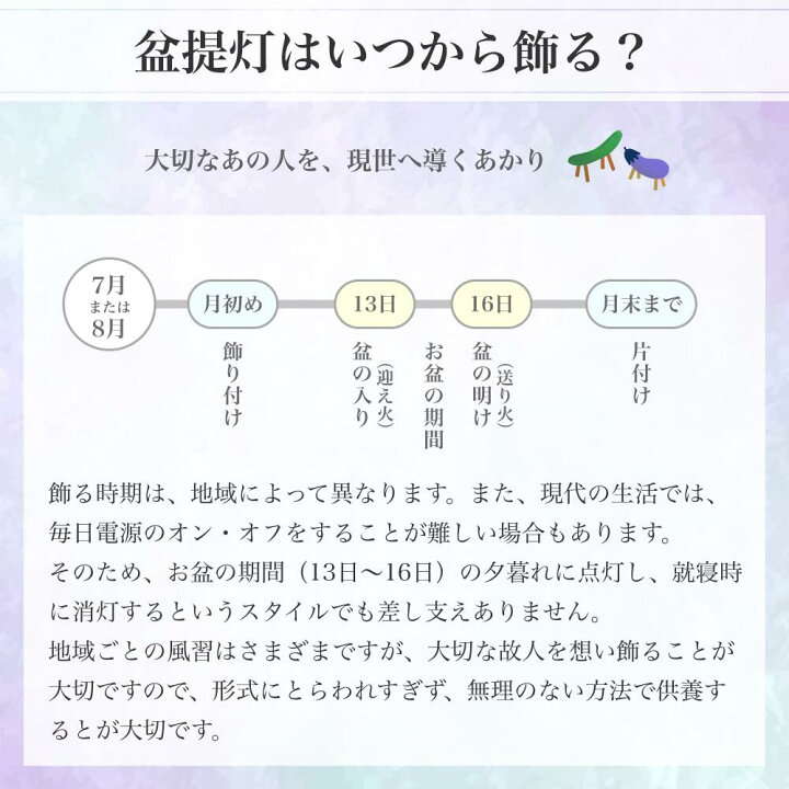 楽天市場】盆提灯 盆ちょうちん omoibi おもいび shoukan しょうかん 