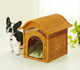 ＼本日P6倍!300円クーポン／【ランキング1位獲得】籐 ペットハウス R-283 犬用品 犬小屋 ケージ ゲート ハウス 犬小屋ラタン 今枝商店 リビングに置ける本格犬小屋！ R-283 サークル ケージ ハウス ベッド 犬小屋 犬舎 ペット用品 犬 ラタン R-283