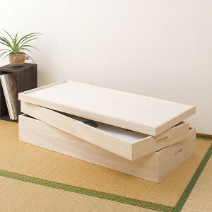 収納家具 タンス チェスト 桐衣装箱2段 セミロング 完成品hi-rh0014 衣装ケース2段 95cm たとう紙 和箪笥 和たんす 衣装箱 桐タンス チェスト 箪笥 桐 着物 桐衣裳ケース