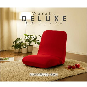 【ランキング1位受賞】イス チェア 座椅子 和楽チェア DELUXE A52010135 座椅子 低反発 BIGサイズ 大き目 人気 イス 和室 リビング 床 座布団 リクライニング ヘッドリクライニング 折りたたみ 収