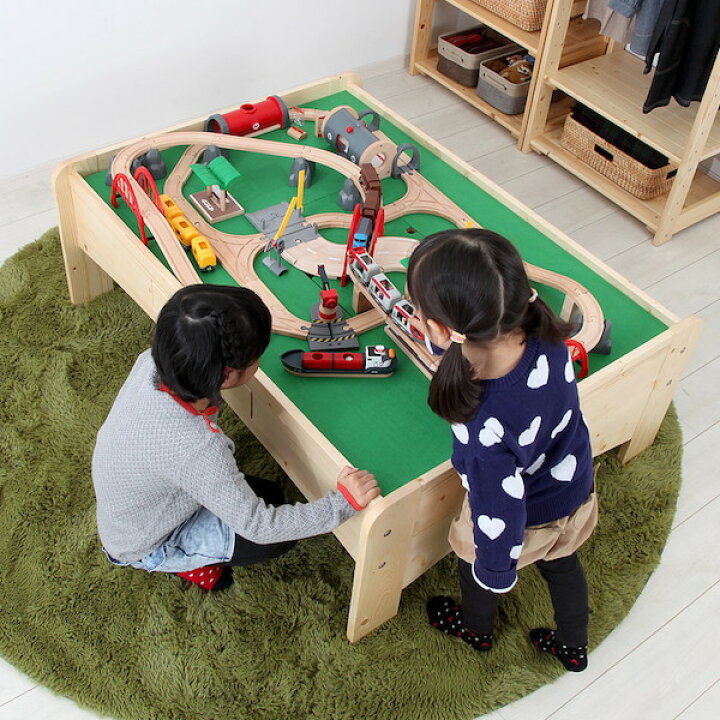 楽天市場】【ランキング1位受賞】 子供部屋用テーブル 天然木キッズ 