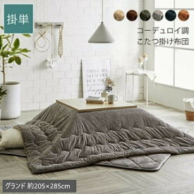 ＼新生活SALE 4/5まで値下／こたつ布団 コーデュロイ調 抗菌防臭 グランド 205×285cm こたつ用布団・カバー こたつ用掛け布団6840029 6840129 6840229 コーデュロイ調 抗菌防臭