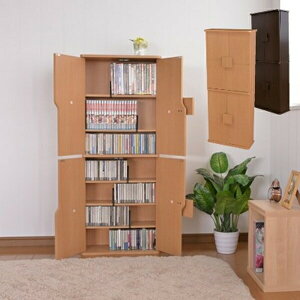 \本日300円クーポン配布/デザインキャビネット 収納家具 キャビネット コンソールM5-MGKMY9630 スリム 木目調 ナチュラル ダークブラウン 本棚 マガジンラック 漫画 文庫