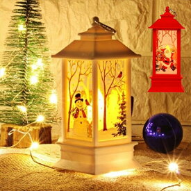 インテリア小物・置物 置物 LED クリスマス ランタン20201120-1 照明 クリスマス LEDランタン サンタ LED ランタン ポータブルボタン電池 ライト