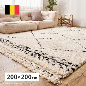 �J�[�y�b�g �}�b�g �� �J�[�y�b�g ���O �x���M�[�� �E�B���g�����O BOHO 200×200cm 240623660 �x�j���������̂������ȃE�B���g�����O ����