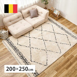 �J�[�y�b�g �}�b�g �� �J�[�y�b�g ���O �x���M�[�� �E�B���g�����O BOHO 200×250cm 240650302 �x�j���������̂������ȃE�B���g�����O ����