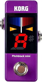KORG ギター/ベース用 ペダルチューナー Pitchblack mini PU パープル PB-MINI PU