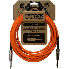 Orange CRUSH Instrument Cable 20ft/6m 1/4" Straight CA036 ギターケーブル