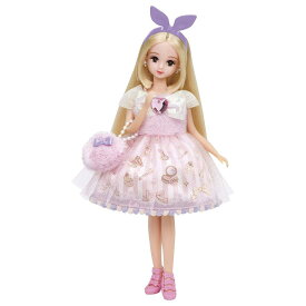 タカラトミー 『 リカちゃん ドレス ゆめいろドレスセット メイクハッピー 』 着せ替え お人形 おままごと おもちゃ 3歳以上 玩具安全基準合格 STマーク認証 Licca TAKARA TOMY