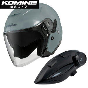 �y�����z�R�~�l KOMINE HK-172 FL �R���|�W�b�g FRP �W�F�b�g�w�����b�g + KK-902 ���[�^�[�T�C�N���C���^�[�J�� �o�C�N �o�C�N�p �w�����b�g+�C���J���Z�b�g Bluetooth 5.1 USB type C