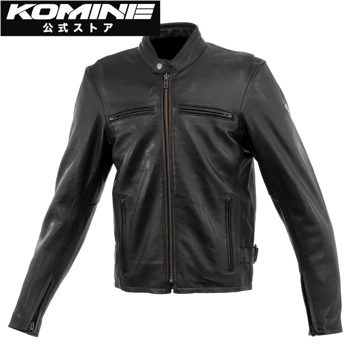 楽天市場】【公式】コミネ KOMINE LJ-5343 シングルライダースレザー 