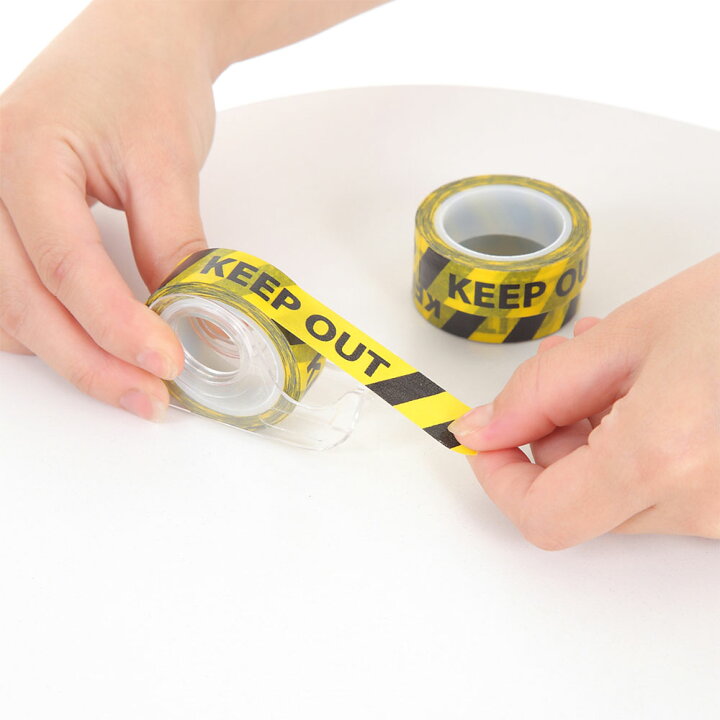 楽天市場 マスキングテープ 3本 セット きいろ おもしろ 塗装 Keep Out あわせ買い かっこいい のり残りのない Diy 送料無料 こみっぴ楽天市場店