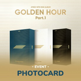 【予約 / イベント 】 ATEEZ - GOLDEN HOUR : Part.1 + PHOTO CARD