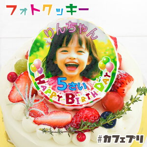 【今だけ★P5倍】アイシングクッキー 誕生日ケーキ 子供 写真入り クッキー 1枚 〜 10枚 カフェプリ お菓子 ギフ