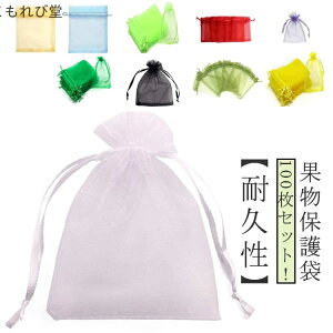 【送料無料】巾着袋 フルーツネット 光通過 果実 防虫 保護 ネット 鳥よけ網 果物袋 防虫 保護ネット 果物保護ネット 防鳥 野菜 ネット