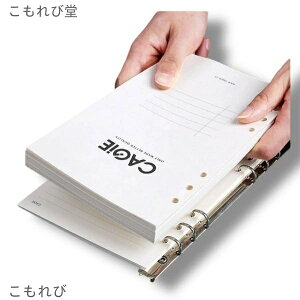 【送料無料】【3冊セット】手帳リフィル A5/A6サイズ80枚 システム手帳 ミニ6穴 手帳 中身 だけ リフィル メモ帳 ポケット メモ スケジュール レフィル 仕事 手帳中身