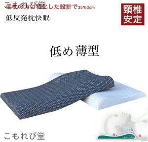 【送料無料】首にやさしい枕 首に負担 最低3cmから ストレート頚椎保護枕 頸椎 頚椎サポート 超低め 解消グッズ 健康枕 ストレートネック 枕