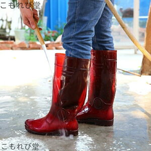 【送料無料】メンズ シューズ ロング丈 ラバー アウトドア レインブーツ エンジニア メンズ 長靴 おしゃれ 雨 雪 梅雨 防水 靴 ロング丈