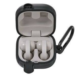 �G���R�� LinkBuds Clip �n�C�u���b�h�P�[�X �ϏՌ� �Ռ��z�� ���b�N�@�\ �G�A�[�N�b�V���� �J���r�i�t�� TOUGH SLIM PC�{TPU�f�� �u���b�N TWS-SO261TSLBK