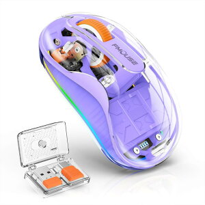 �w�}�E�X2.4G  Bluetooth *2�}�E�X�x�}�E�X Bluetooth���C�����X�}�E�X 3���[�h �É��}�E�X ���� Type-C�[�d�� 2.4GHz���w�� 6�{�^�� 4DPI���[�h 7�F���C�g�t�� �ȃG�l���M�[ �����x ���^ �����^�ѕ�