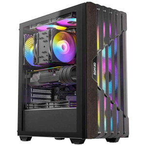 Okinos Cypress 5 ARGB ATX対応ミドルタワーPCケース ブラック
