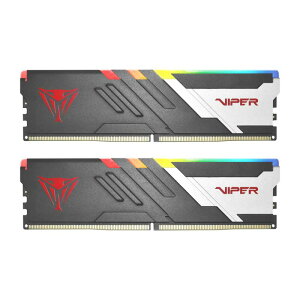 Patriot Viper Venom RGB DDR5 64GB (2 x 32GB) 5600MHz UDIMM Desktop Gaming Memory KIT - PVVR564G560C40K