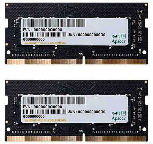 APACER ノートPC用メモリ DDR4-3200 PC4-25600 16GB (8GB x 2枚) 260pin SO-DIMM ES.16GA1.GSRK2