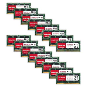 y m[gp\Rp DDR3zGIGASTONE 4GBx16 (64GB Kit) DDR3/DDR3L 1600MHz (1333MHz) PC3-12800 (PC3-10600) CL11 1.35V/1.5V 2Rx8 SODIMM