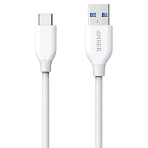 アンカー PowerLine USB-C  USB 3.0ケーブル (0.9m) ホワイト A8163021