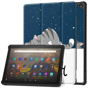 Gosento For Fire HD 10 2023 �P�[�X New Fire HD 10 / 10 Plus ��13���� �X�^���h�@�\�t�� �J���O�ܔ��^�X�^���h�P�[�X PU���U�[ Fire HD10 2023 �J�o�[