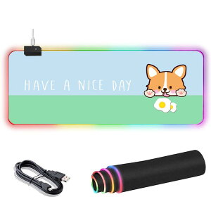 AJAZZ ^}EXpbh Q[~O }EXpbh LED  14RGB[h 7F̔F ~ 800*300*4mm