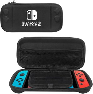 For Nintendo Switch 2 p P[XyBAOLINTXzobO EVA+iCf ϏՌ hho y e h~ {̂ƃQ[ANZT[p[obO Nintendo Switch 2 P[X (ubN)