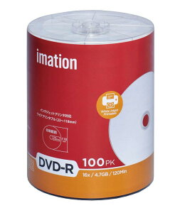 imation�i�C���[�V�����j 1��L�^ (�f�[�^) �p DVD-R IMD16X (�Ж�1�w 1-16�{�� 100��)