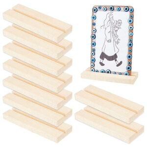 OLYCRAFT 10�� �ؐ� �J�[�h�X�^���h 127x44.5x12mm �����X�^���h �i�`������ �E�b�h �����z���_�[ �ؐ� �ʐ^���� ���� �����N���b�v ���[�� ����p�i