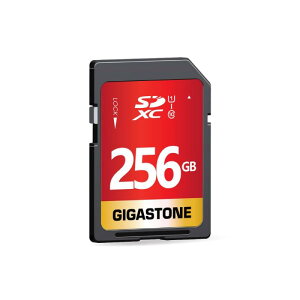 GIGASTONE SDJ[h 256GB UHS-I U1 Class 10 SDXC [J[h  Full HD rfI fW^J SD card ~jP[Xt