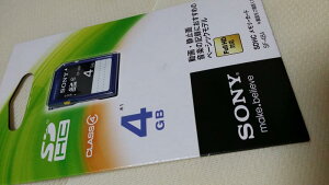 SONY SDHC[J[h 4GB Class4 x[VbNf SF-4B4