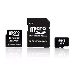 SILICONPOWER microSDJ[h 1GB SP001GBSDT000V30