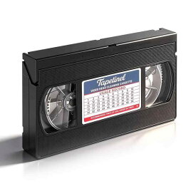 Tapetinel VHSビデオデッキ用ドライクリーニングテープ 1本入り | 50回繰り返し使用可 | VHSプレーヤー対応 | ヘッドクリーニング・記録タグ付き 再生維持