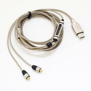 �y��؁zType-C MMCX ���P�[�u�� DAC���� �⃁�b�L �C���z�� �����p�P�[�u�� 1.2m �}�C�N�t�� �X�}�z �ʘb Hi-Fi �yW162�z