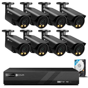 �y4K 800����f�E�o�����ʘb�EPoE���d�E2TB HDD�����z4COVR �h�ƃJ�����Z�b�g JLY-37Y-8MP-1