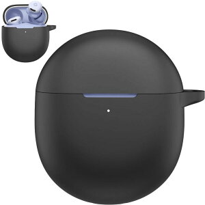 �V���R�� �ی�P�[�X Google Pixel Buds 2a �p �J���r�i�t�b�N�t�� �ϏՌ� �����[�d�\ �S�ʕی� �P�[�X �J�o�[ �u���b�N �z���C�g ���b�h