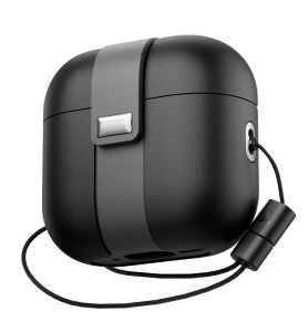 SURITCH ���C�P�[�X �Ή� AirPods,AirPods�p�}�O�l�b�g���b�N���o���p�[�P�[�X �X�g���b�v�t�����ȕی�J�o�[